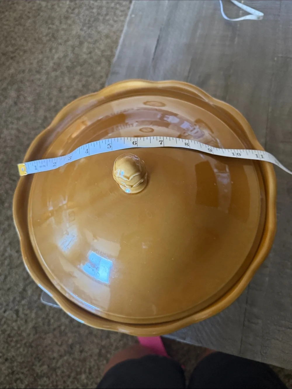 Certified International Heritage bowl and stand